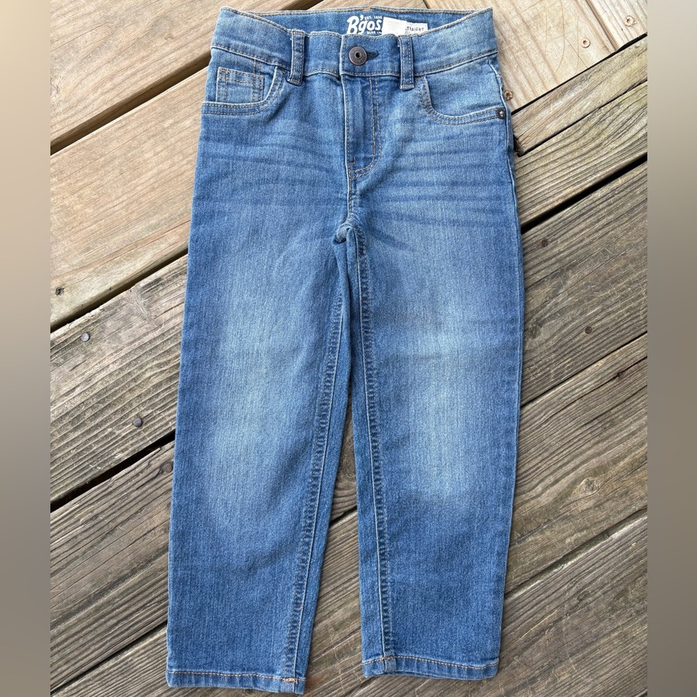 OshKosh straight blue jeans - 4T